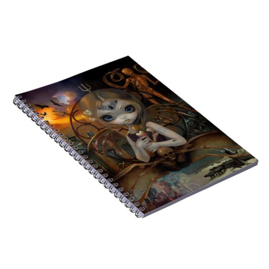 "Unseelie Gericht:  Hunger-" Notizbuch Notizblock (Rechte Seite)