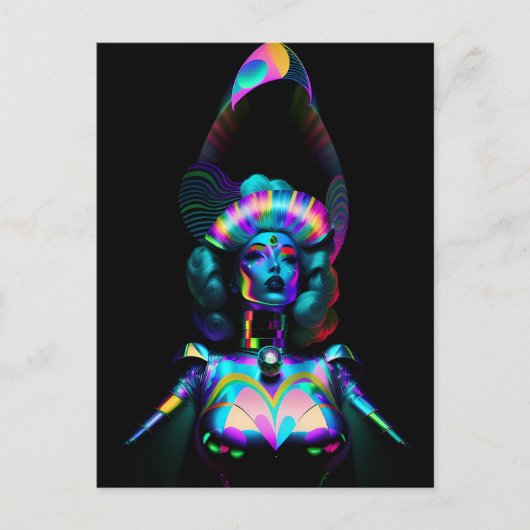 Unseen Beauty Queen Postkarte (Vorderseite)