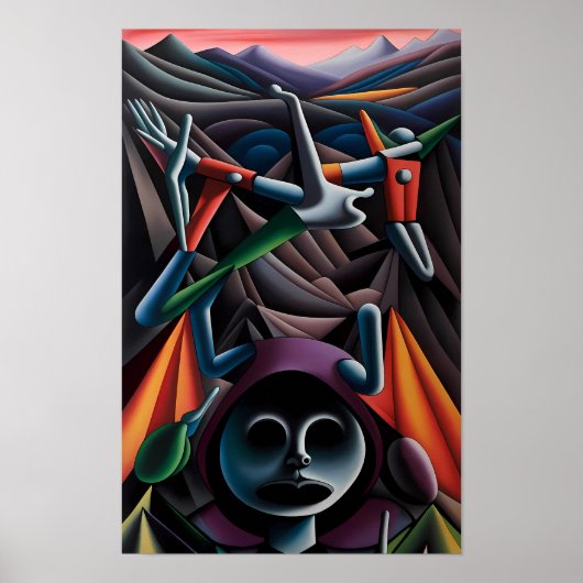 Unseen Ken Gage Surrealismus Poster (Vorne)