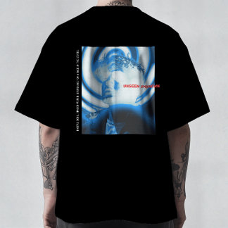 Unseen Unknown - Cyber-Portrait-Ästhetik-T-Shirt T-Shirt