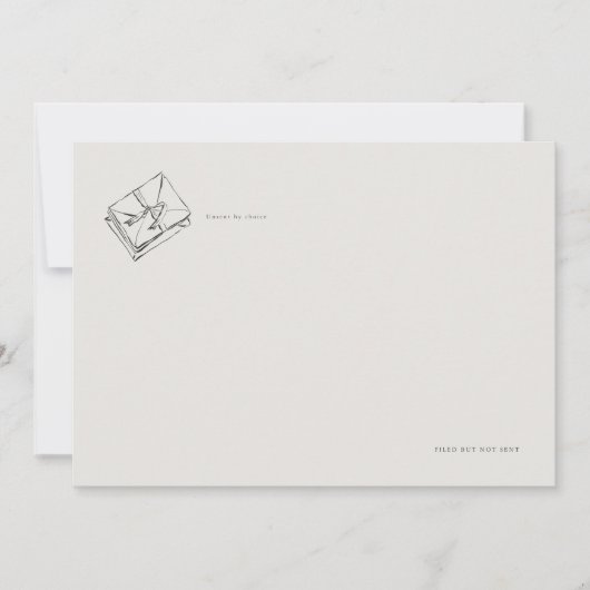 Unsent Letters- Regency Correspondence Flat Card (Vorderseite)