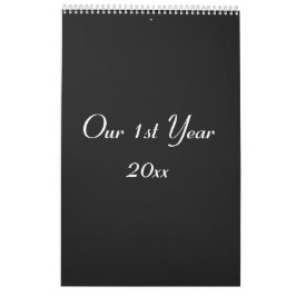Unser 1. Foto-Hochzeitkalender Kalender