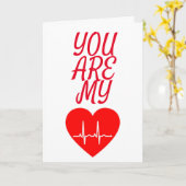 UNSER ***1. JAHRESTAG**** U R MEIN HERZSCHLAG KARTE (Gelbe Blume)