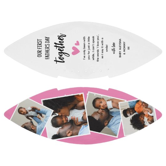 Unser 1. Vatertag zusammen! FotoCollage Football (Paneele)