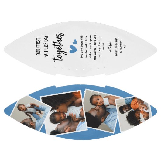 Unser 1. Vatertag zusammen! FotoCollage Football (Paneele)
