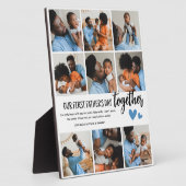 Unser 1. Vatertag zusammen! FotoCollage Fotoplatte (Seite)