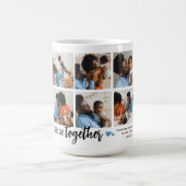 Unser 1. Vatertag zusammen! FotoCollage Kaffeetasse (Mittel)