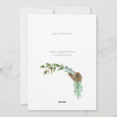 Unser 1. Weihnachten als Eltern-Foto (Rückseite)