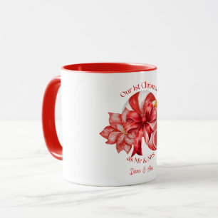 Unser 1. Weihnachten Roter Pfefferminz-Weihnachtss Tasse