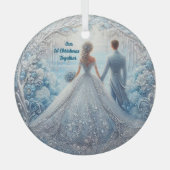 Unser 1. Weihnachtsgeschmack Ornament Aus Glas (Vorderseite)