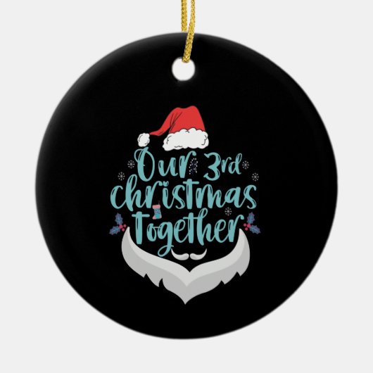 Unser 3. Weihnachtskonzert passt zur Familie Keramik Ornament (Vorne)