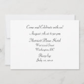 Unser 40. Jubiläum Einladung (Rückseite)