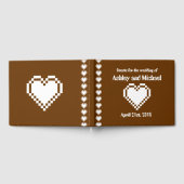Unser 8-Bit-Hearts in Chocolate Gästebuch (Voll)