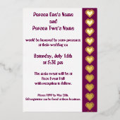 Unser 8-Bit-Herz im Weingebiet Einladung (Vorderseite)