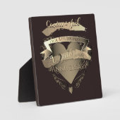 "Unser 8. Geburtstag der Bronze" Fotoplatte (Vorderseite)