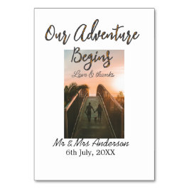 Unser Abenteuer beginnt Foto Liebe & Danke