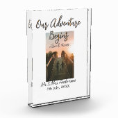 Unser Abenteuer beginnt Foto Liebe & Danke (Links)
