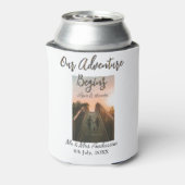 Unser Abenteuer beginnt Foto Liebe & Danke Dosenkühler (Kanne Rückseite)