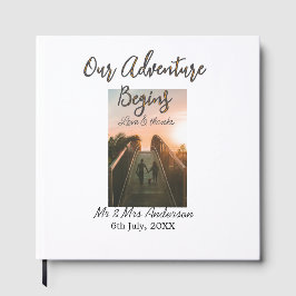 Unser Abenteuer beginnt Foto Liebe & Danke Gästebuch