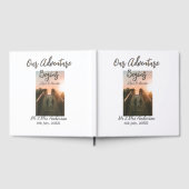 Unser Abenteuer beginnt Foto Liebe & Danke Gästebuch (Voll)