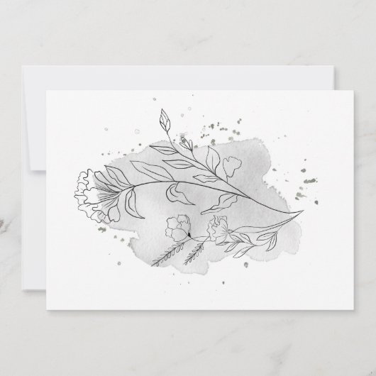 Unser Abenteuer beginnt Foto Save the Date Karte (Rückseite)