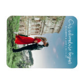 Unser Abenteuer beginnt Foto Save the Date Magnet (Horizontal)