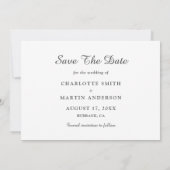 Unser Abenteuer beginnt Foto Speichern Sie die Dat Save The Date (Rückseite)