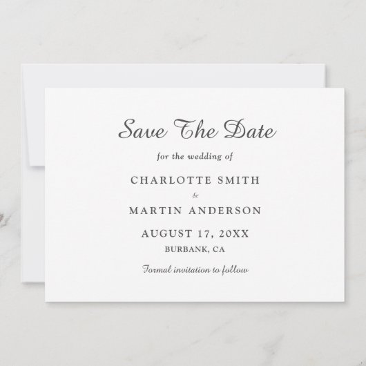 Unser Abenteuer beginnt Foto Speichern Sie die Dat Save The Date (Rückseite)