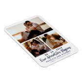 Unser Abenteuer beginnt Hochzeit speichern das Fot Magnet (Rechte Seite)