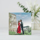 Unser Abenteuer beginnt Hochzeitsfeiern (Stehend Vorderseite)