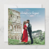 Unser Abenteuer beginnt Hochzeitsfeiern (Vorderseite)