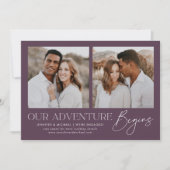 Unser Abenteuer beginnt mit der Ankündigung der Ve (Vorderseite)