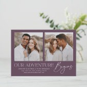 Unser Abenteuer beginnt mit der Ankündigung der Ve (Stehend Vorderseite)