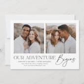 Unser Abenteuer beginnt mit der Ankündigung der Ve (Vorderseite)