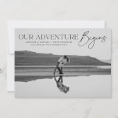 Unser Abenteuer beginnt mit der Ankündigung der Ve (Vorderseite)