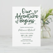 Unser Abenteuer beginnt mit der Einladung zu rusti (Stehend Vorderseite)