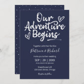 Unser Abenteuer beginnt mit der Einladung zu rusti (Vorne/Hinten)