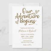 Unser Abenteuer beginnt mit der Einladung zu rusti (Vorderseite)