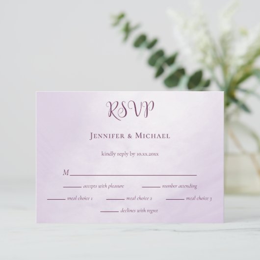 Unser Abenteuer beginnt mit der Hochzeit der Kalli RSVP Karte (Stehend Vorderseite)