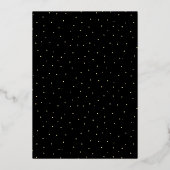 Unser Abenteuer beginnt mit einer rustikalen Hochz Folieneinladung (Rückseite)