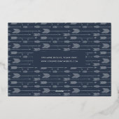 Unser Abenteuer beginnt | Multi-Foto Save the Date Folieneinladung (Rückseite)