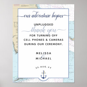 Unser Abenteuer beginnt   #Nautical #Florida #Wedd Poster
