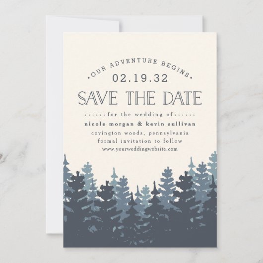 Unser Abenteuer beginnt | SAVE THE DATE (Vorderseite)