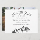 Unser Abenteuer beginnt ⎥ Save the Date Fotokarte (Vorne/Hinten)