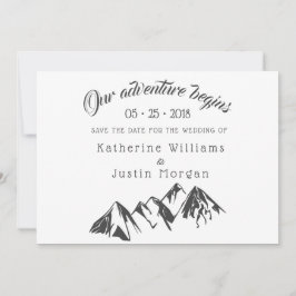 Unser Abenteuer beginnt ⎥ Save the Date Fotokarte