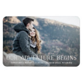 Unser Abenteuer beginnt | SAVE THE DATE Magnet (Horizontal)