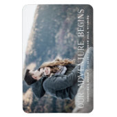 Unser Abenteuer beginnt | SAVE THE DATE Magnet (Vertikal)