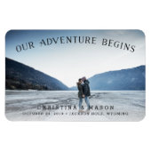Unser Abenteuer beginnt | SAVE THE DATE Magnet (Horizontal)