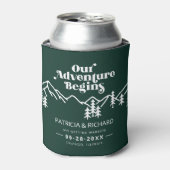 Unser Abenteuer beginnt Save the Date mit Forest G Dosenkühler (Kanne Vorderseite)
