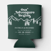 Unser Abenteuer beginnt Save the Date mit Forest G Dosenkühler (Rückseite)